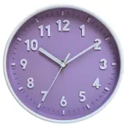 Modern Simple Wall Candy Color Clock Mute Living Room Clock Wall Mounted Clock For Home New Wall Clock purple clock