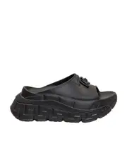 Medusa chunky-sole slides 36,38 Black