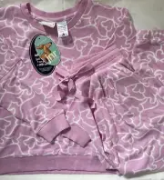 NEW Peter Alexander Jnr Size 5 Girls Plush Penny PJ Set