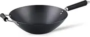Ken Hom Excellence 35cm Carbon Steel Wok | Lightweight | Superior Eclipse 3-Layer Non-Stick Coating | Phenolic Handle | Ideal for High-Heat Cooking on All Hob Types Including Induction