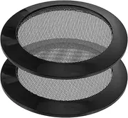 2 Pack Car Speaker Grills Mesh Subwoofer Grill Covers Metal Speaker Grille Fit for 4 Inch Speakers Quick Install Accessory