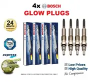 4x DIESEL GLOW PLUGS for SAAB 9-3 Estate 1.9 TTiD 2007-2015