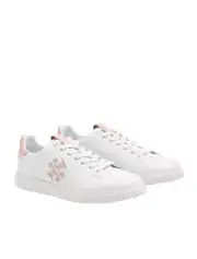 NIB Tory Burch Howell court sneakers with double T White 149728-650 Size 6-8.5