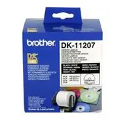 Brother DK11207 White Label 100 per roll Labelling Tape