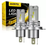 Auxito H4 9003 LED Headlights Kit High Low Beam 100W Bulb Conversion Pure White (for: Smart)