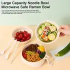 Heat-resistant Soup Bowl Dishwasher Ramen Container Microwave Ramen for College