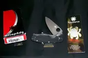 Spyderco C136GP Knife "Persistence" Liner Locker 4-1/8" G-10 Handles W/Packaging
