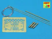 U.S. AERIALS W/BRACKETS ( x3 PCS) TO SHERMAN, LEE, WOLVERINE... #R25 1/35 ABER