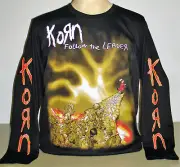 Korn Follow The Leader Long Sleeve T-Shirt Size S M L XL 2XL 3XL Nu Metal Band