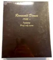 Dansco 8125 Roosevelt Dimes 1946 - 2023 S with Proofs Supreme Coin Album