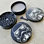 Storm Trooper Star Wars Galactic Empire Grinder For Cooking Herb Spices 63mm