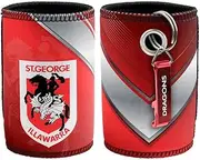 St George Dragons NRL Rugby League Stubby Holder Can Cooler with Bottle Opener