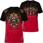 Affliction Black Label Men's “MORTAL TEMPLE” Premium S/Sleeve Shirt; SMALL NWT