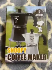 Sanrio Peanuts coffee maker Snoopy new unused New TM black