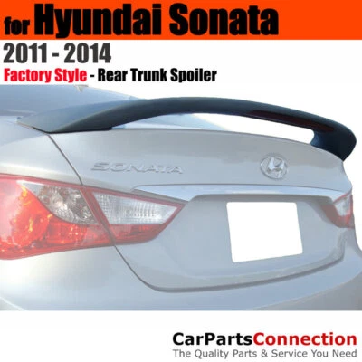 Painted Trunk Spoiler with Brake Lamp For 11-14 Hyundai Sonata JR PEARL WHITE (for: Hyundai)