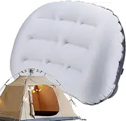 Acunny Inflatable Pillow for Camping, Travel Pillow for Backpack - Ergonomic Inflation Skin-Friendly Pillow - Comfortable Neck Lumbar Support Ultra Light Design for Travel and Outdoor Use
