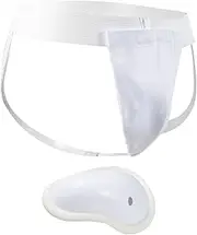 Groin Guard Boxing - Abdominal Crotch Protector | Men Jockstrap, Fighting Supplies, Shock-Absorbing Athletic Supporters for Kids Adults Fighting Training