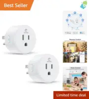 ETL Certified Smart Socket with Remote App Control - 2.4GHz WiFi Only