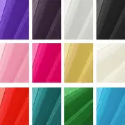 5 Yards Organza Fabric 60" Wide Quality Sheer Draping Dress Party Wedding USA