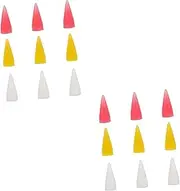 minkissy 2sets Nail Rhinestones Picker Head Dotting Pen Tip Replacement for Nail Art Tools 9pcs*2