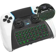 Cozioz Keyboard for PS5 Edge Controller with Green Backlight, Bluetooth 3.0 Mini