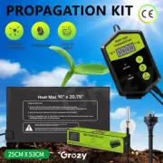 GROZY Seedling Heat Mat Germination Temp Thermostat Controller Propagation Kit