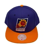 Mitchell & Ness Phoenix Suns Team 2 Tone 2.0 Adjustable Snapback Hat Cap