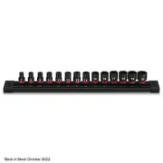 MILWAUKEE 14 PIECE 3/8INCH DRIVE 6 POINT METRIC STANDARD IMPACT SOCKET SET 49667