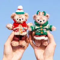 在飛比找蝦皮商城精選優惠-木棉花 圣誕節達菲小熊雪莉玫掛件可愛包包掛飾毛絨公仔小玩偶鑰