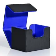 Card Deck Box for MTG, Commander Deck Case Holds 120+ Single Sleeved Cards, L...