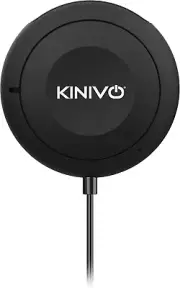 Noise-Suppression Bluetooth Car Adapter - Compact AUX & Hands-Free Calling