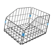 Bike Rear Basket Storage Easy Installation Iron Premium Foldable Lightweight