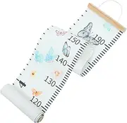 CRILSTYLEO Growth Chart Height Measurement Wall Chart with Frame Removable Decor for Home Kindergarten Classroom Present