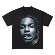 ASAP ROCKY T-SHIRT | Rare Concert Merch Rap Tee | Hip Hop Graphic Tour Rap Style Rihanna Drake Travis Scott Type | O72 Comfortable fabrics of high ...