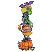 Design Works™ Boo Pile-Up Plastic Canvas Kit