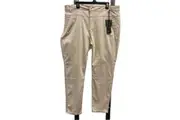 Crossroads Premium High Rise Pintuck Stone Pants Ladies Sz 20 NEW