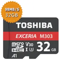 在飛比找momo購物網優惠-【TOSHIBA 東芝】M303 Micro SDHC 32