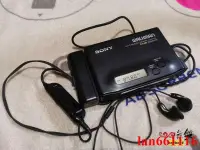 在飛比找露天拍賣優惠-SONY索尼WM-FX85磁帶收放機 隨身聽 黑色