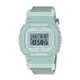 【CASIO G-SHOCK】親巧柔和色調布質方形電子腕錶-湖水綠/GMD-S5600CT-3/台灣總代理公司貨享一年保