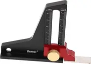 Saw Table Height Ruler Table Saw Depth Gauge Setup Blocks Depth Gauge Woodworking Setup Blocks DIY Height Measurement Tool Woodworking Measurement Tool Black Aluminum Alloy