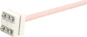 Platinum Rhodium Thermocouple Heat Resistant Temperature Sensor Probe High Performance Long Service Life S‑Type 99 Corundum Tube (500mm)
