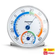 Dial Thermometer/Hygrometer-Indoor Outdoor Home Garden Wall Temperature Humidity