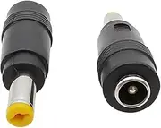 ROBAUN DC Power 5.5mm X 2.1mm Female Jack to 5.5x1.7mm Male Plug Connector DC Plug Socket Adapter Converter for Laptop(5Pcs)