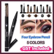 Microblading Tattoo Eyebrow Ink Pen Eye Brow Pencil Brow Enhancer Stencil AU NEW