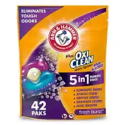 Arm & Hammer Plus Oxi Clean Odor Blasters 5-in-1 Laundry Detergent Power Packs