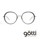 【Götti 】瑞士Gotti Switzerland 文青標配質感圓框平光眼鏡(- DONY)