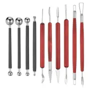 10 Pcs Clay Sculpting Tool Kit, Polymer Clay Tools Set, Black