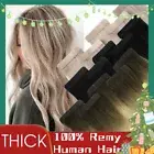 CLEARANCE 100% Thick Real Remy Tape In Remy Human Hair Extensions Skin Weft 24"