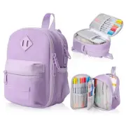 Large Capacity Pencil Case, Mini Backpack Pencil Case, Storage High Purple