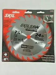 Skil 75724 24 Teeth 7-1/4" Carbide Circular Saw Blade Framing Rip Cross Cuts New